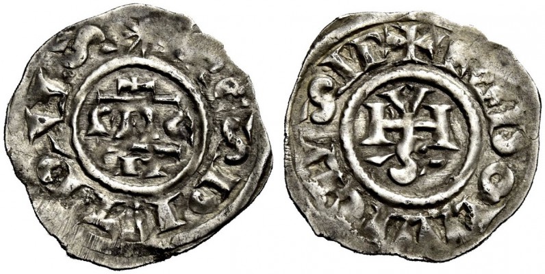 Roma. Gregorio IV, 827-844 con Ludovico il Pio, 827-840. Denaro, AR 1,57 g. SCS ...