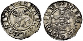 Roma. Senato romano. Brancaleone d’Andalò senatore, 1252-1255, e 1257-1258. Grosso, AR 3,23 g. BRANCALEO SPQR Leone gradiente a s. Rv. + ROMA CAPVT MV...