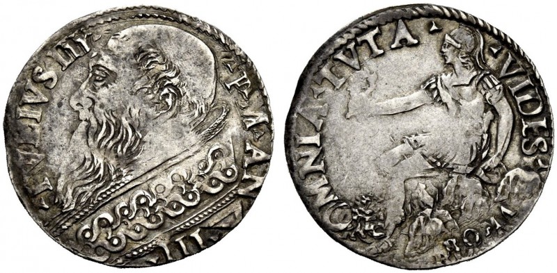 Roma. Giulio III (Giovanni Maria Ciocchi del Monte), 1550-1555. Giulio anno III,...