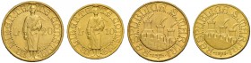 San Marino. Repubblica, I periodo: 1864-1938. Da 20 e 10 lire 1925. Pagani 341, 349. Friedberg 1, 2.
 Rare. Migliori di Spl