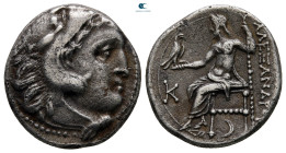 Kings of Macedon. Kolophon. Antigonos I Monophthalmos 320-301 BC. In the name and types of Alexander III of Macedon. Drachm AR