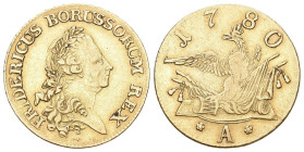 Preussen 1780 A, Friedrich II., der Große, 1740-1786. Friedrichs d'or , Berlin. 6,58 g. Fb. 2411. sehr schön +