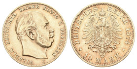 Preussen 1874 C Wilhelm I., 1861-1888. J. 245 C, EPA 10/38 10 Mark Jäger 245 bis vorzüglich