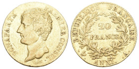 Frankreich AN XI 20 Francs An XI (1802/1803) A, Paris. Gadoury 1020, Schl. 4 sehr schön +