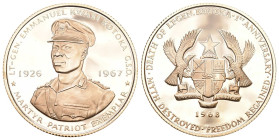 Ghana 1986 2 Pfund Gold 16g nur 2000 Stück geprägt selten Proof