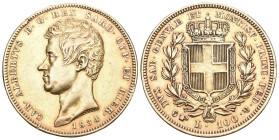 Sardinien 1834 Carlo Alberto 1831-1849 100 Lire , Turin. Fr: 1138 KM: 133.1 Mont: 5 Pagani: 139 vorzüglich