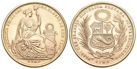 Peru 1965. Republik seit 1821. 50 Soles Friedb. 79, KM 230 fast FDC
