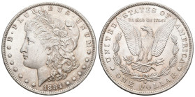 USA 1884 Morgan Dollar Silber 26,8g selten bis unzirkuliert