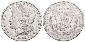 USA 1903 Morgan Dollar San Francisco Silber 26,6g KM 110 ss+