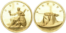 Schweiz | Switzerland | Suisse Bern o.J. (1791-1792) Goldene Verdienstmedaille für waadtländische und andere Offiziere, von J.H. Boltschauser, SM: 553...