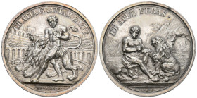 Schweiz | Switzerland | Suisse | Svizzera Bern. Stadt und Kanton. Medaillen. Verdienstmedaille in Silber o. J. (um 1725). Vor Felsenlandschaft der auf...