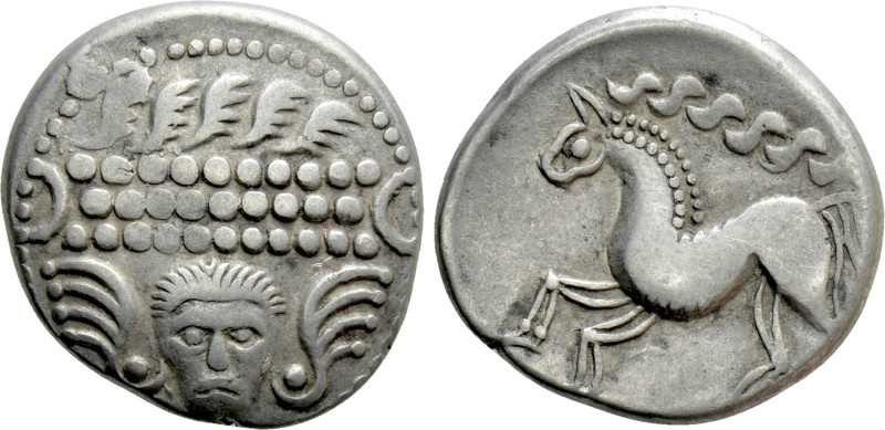 CENTRAL EUROPE. Noricum. Tetradrachm (2nd-1st centuries BC). "Frontalgesicht" ty...