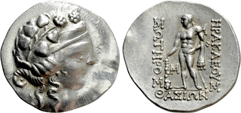 EASTERN EUROPE. Imitations of Thasos. Tetradrachm (2nd-1st centuries BC). 

Ob...