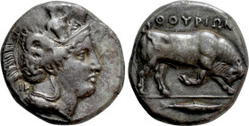 LUCANIA. Thourioi. Distater (Circa 400-350 BC)