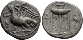 BRUTTIUM. Kroton. Nomos (Circa 350-300 BC).