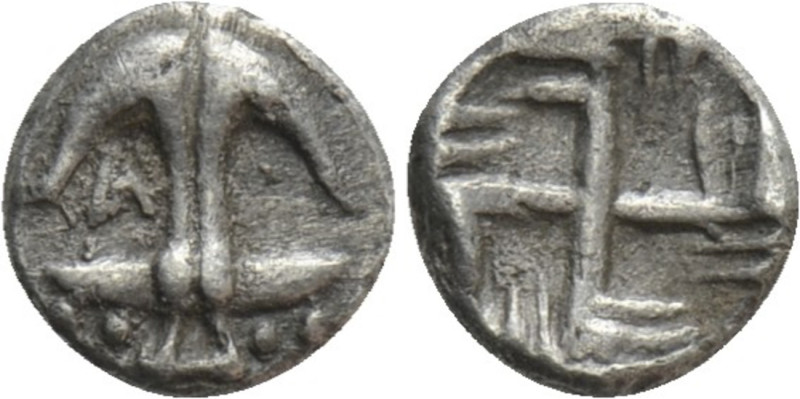 THRACE. Apollonia Pontika. Tritartemorion (Circa 494-470 BC). Milesian Standard....