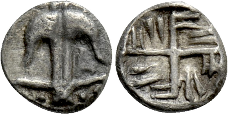 THRACE. Apollonia Pontika. Tritartemorion (Circa 494-470 BC). Milesian Standard....