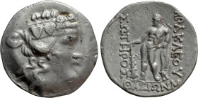 THRACE. Thasos. Tetradrachm (Circa 90-75 BC). Imitative series