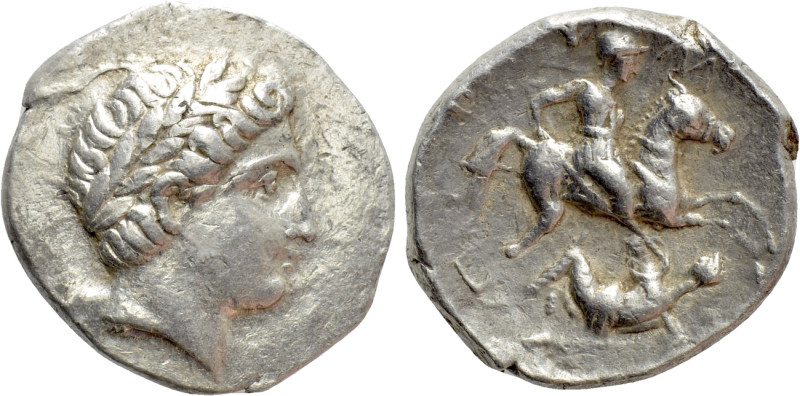 KINGS OF PAEONIA. Patraos (Circa 335-315 BC). Tetradrachm. Uncertain mint, possi...
