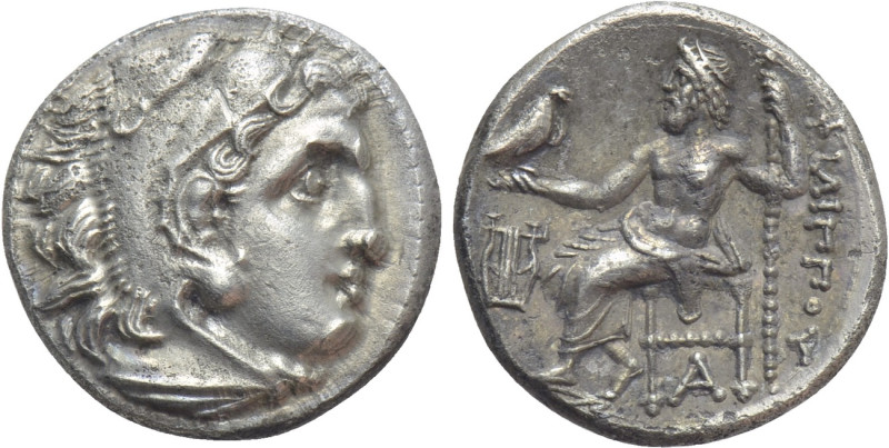 KINGS OF MACEDON. Philip III Arrhidaios (323-317 BC). Drachm. Kolophon. 

Obv:...