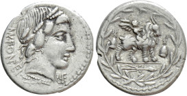 MN. FONTEIUS C. F. Denarius (85 BC). Rome