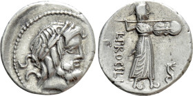 L. PROCILIUS. Denarius (80 BC). Rome