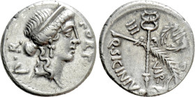 Q. SICINIUS. Denarius (49 BC). Rome