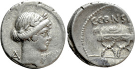 C. CONSIDIUS PAETUS. Denarius (46 BC). Rome