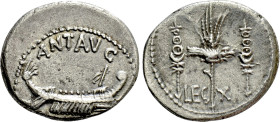 MARK ANTONY. Denarius (32-31 BC). Patrae(?). Legionary issue