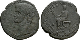NERO CLAUDIUS DRUSUS (Died 9 BC). Sestertius. Imitating Rome. Struck under Claudius (41-54)