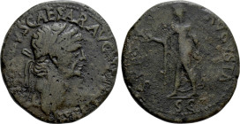 CLAUDIUS (41-54). Sestertius. Balkan imitation of Rome