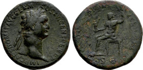 DOMITIAN (81-96). Sestertius. Rome