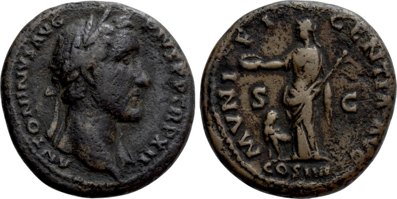 ANTONINUS PIUS (138-161). As. Rome. 

Obv: ANTONINVS AVG PIVS P P TR P XII. 
...