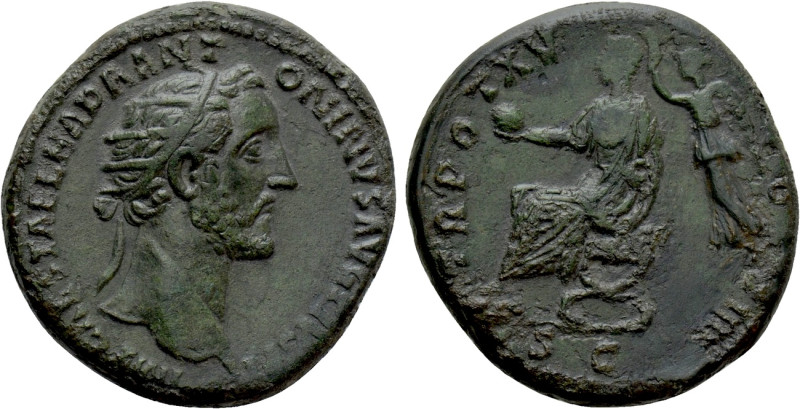 ANTONINUS PIUS (138-161). Dupondius. Rome. 

Obv: IMP CAES T AEL HADR ANTONINV...