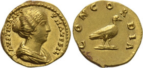 FAUSTINA II (Augusta, 147-176). GOLD Aureus. Rome