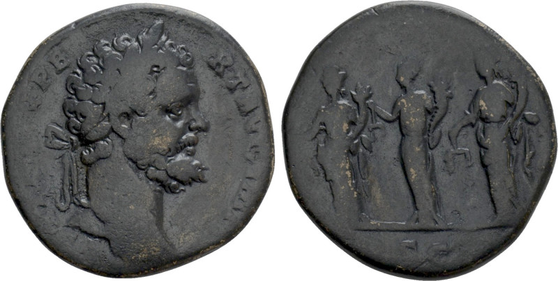 SEPTIMIUS SEVERUS (193-211). Sestertius. Rome. 

Obv: L SEPT SEV PERT AVG IMP ...