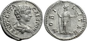 GETA (Caesar, 198-209). Denarius. Rome