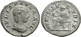JULIA PAULA (Augusta, 219-220). Denarius. Rome