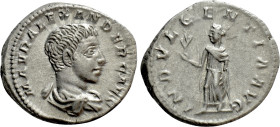 SEVERUS ALEXANDER (Caesar, 222). Denarius. Rome. Struck under Elagabal
