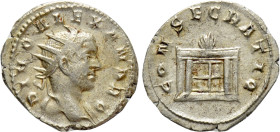 DIVUS SEVERUS ALEXANDER (Died 235). Antoninianus. Rome. Struck under Trajanus Decius