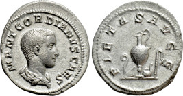 GORDIAN III (Caesar, 238). Denarius. Rome