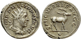 PHILIP I 'THE ARAB' (244-249). Antoninianus. Rome. Saecular Games issue