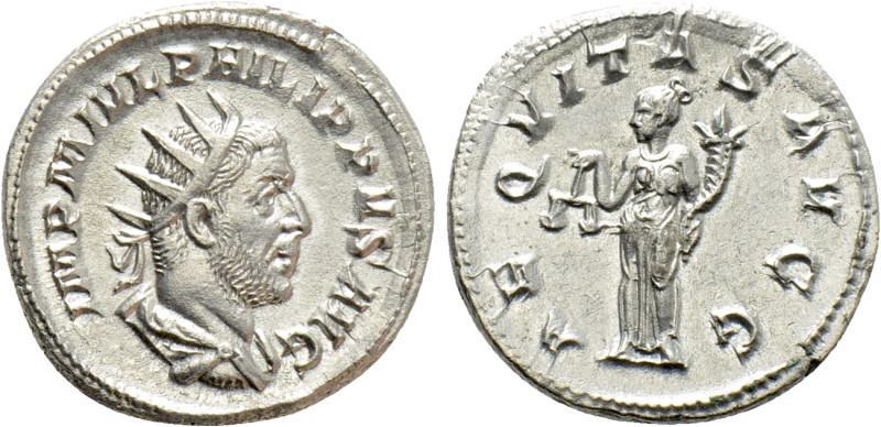 PHILIP I 'THE ARAB' (244-249). Antoninianus. Rome. 

Obv: IMP M IVL PHILIPPVS ...