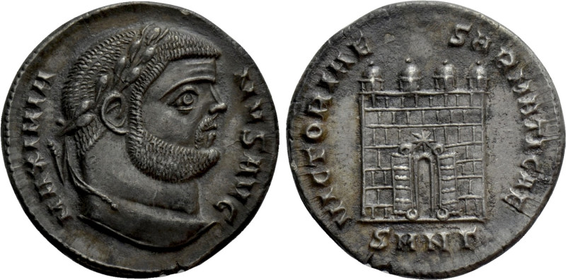 MAXIMIANUS HERCULIUS (First reign, 286-305). Argenteus. Nicomedia.

Obv: MAXIM...