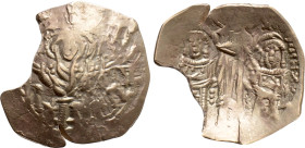 JOHN V PALAEOLOGUS with JOHN VI CANTACUZENUS (1347-1353). GOLD Hyperpyron. Constantinople