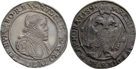 HOLY ROMAN EMPIRE. Rudolf II (Emperor, 1576-1612). 1/2 Taler (1589). Kremnitz