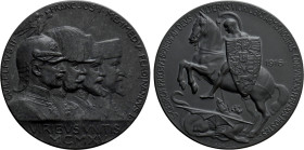 GERMANY. Bronze Medal (1916). The Quadruple Alliance with Austria, Turkey and Bulgaria