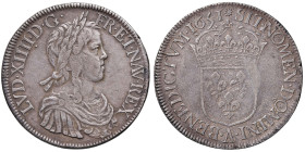 FRANCIA. Luigi XIV (1643-1715). Ecu 1651 A (Parigi). AG (g 27,13). KM 155.1.
BB