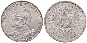 GERMANIA. Prussia. Guglielmo I (1861-1888). 5 Marchi 1901. AG (g 27,78). KM 526.
SPL/FDC