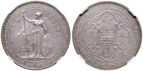 GRAN BRETAGNA. Eduardo VII (1901-1910). Trade Dollar 1901. AG. KM T5. In slab NGC 5788539-017 MS 62.
qFDC/FDC